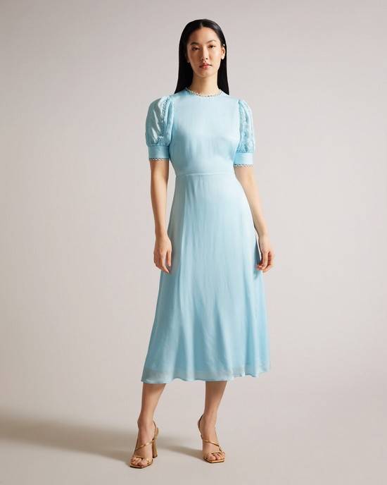 Vestito Ted Baker Azilea Donna Blu | KNQBZ2953