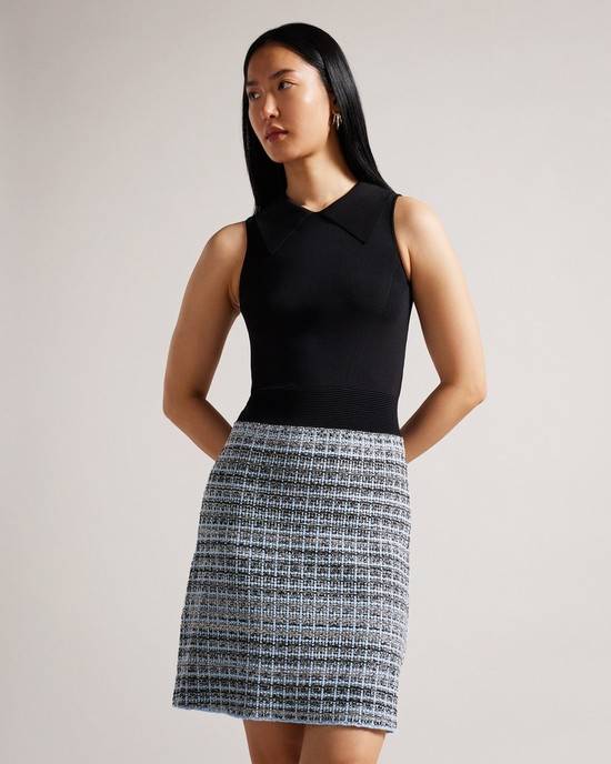 Vestito Ted Baker Diveena Donna Nere | TJDCR4728