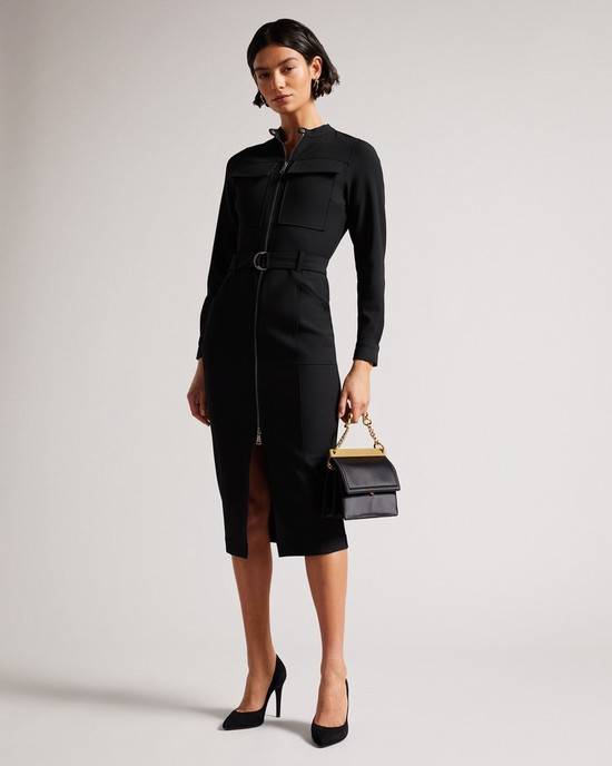 Vestito Ted Baker Hattei Donna Nere | LSEJV5374