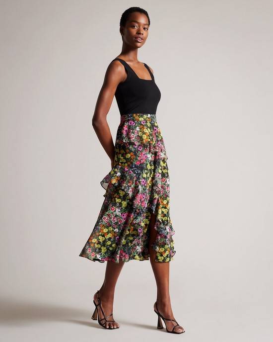 Vestito Ted Baker Jennias Donna Nere | IBCZO9653