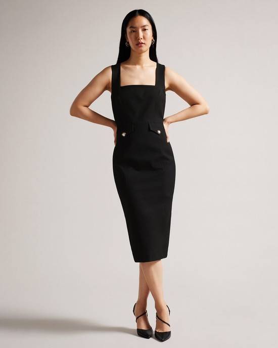 Vestito Ted Baker Josiaa Donna Nere | NODLV2816