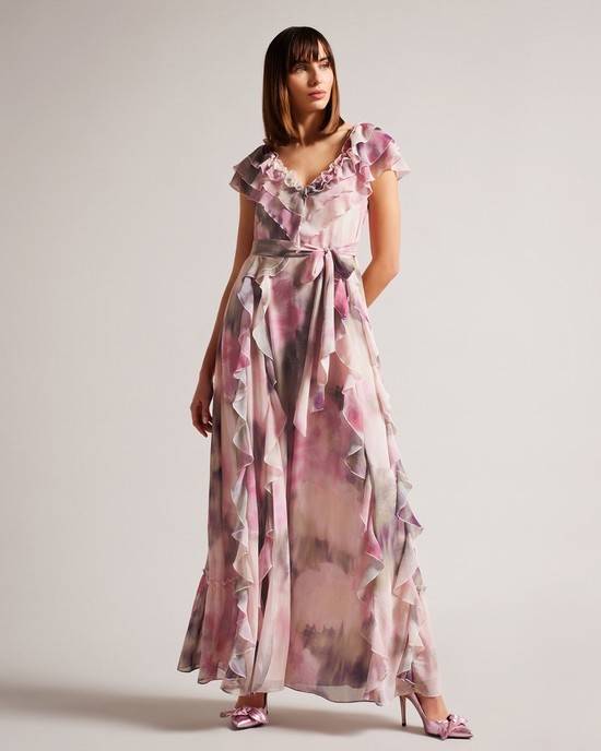Vestito Ted Baker Karenie Donna Corallo | UHXAO5024