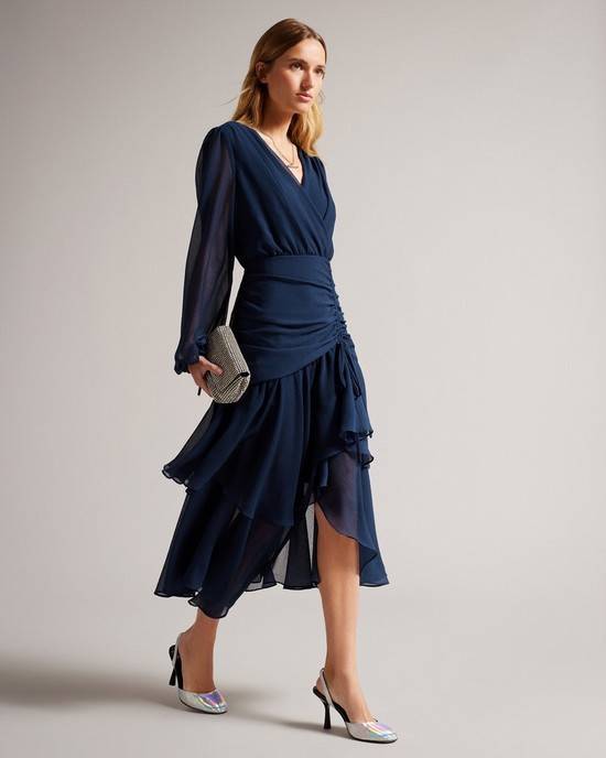 Vestito Ted Baker Kiali Donna Blu Scuro | VASKZ2590