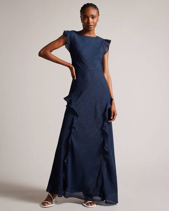 Vestito Ted Baker Laurae Donna Blu Scuro | KVUXE0739