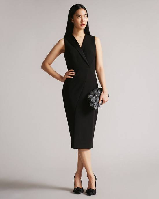 Vestito Ted Baker Tilolah Donna Nere | OBAWR8521