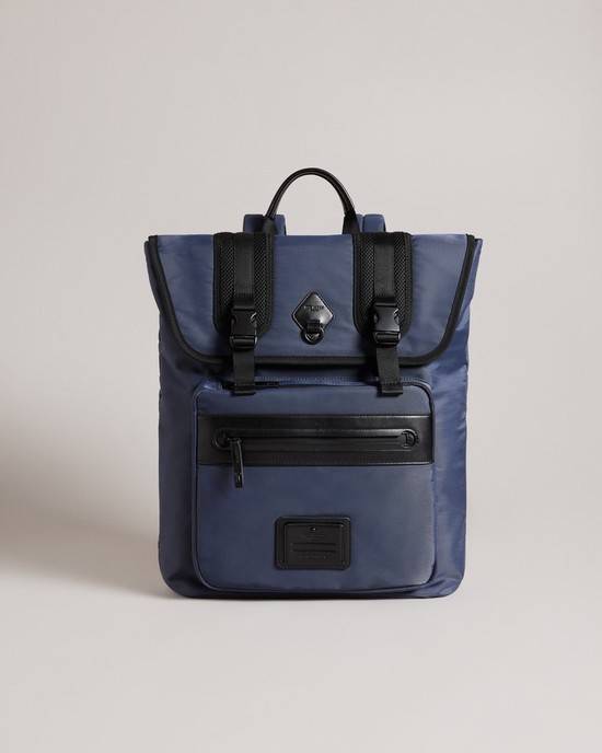 Zaini Ted Baker Komute Uomo Blu Marino | ZERVD8041